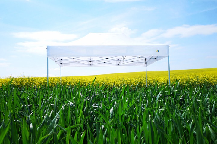 Tente ciseaux 2x2 m pour impression