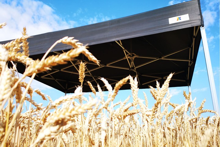 Tente publicitaire 2x2 m à vendre