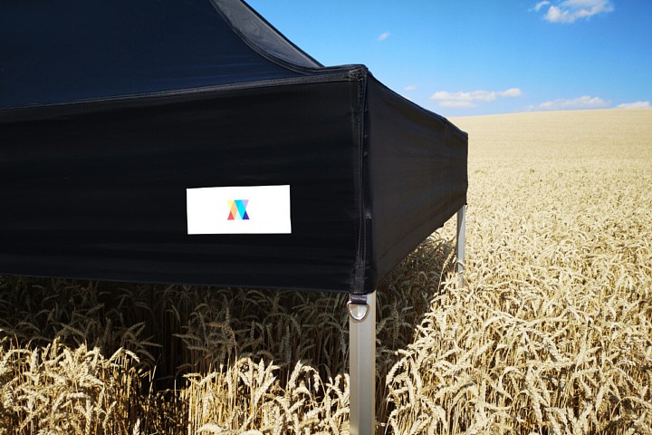 Tente de fête promotionnelle 3x3 m