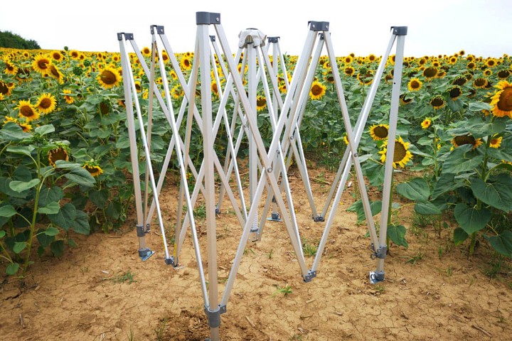 Tente de jardin d'exposition 4,5 m*3 m