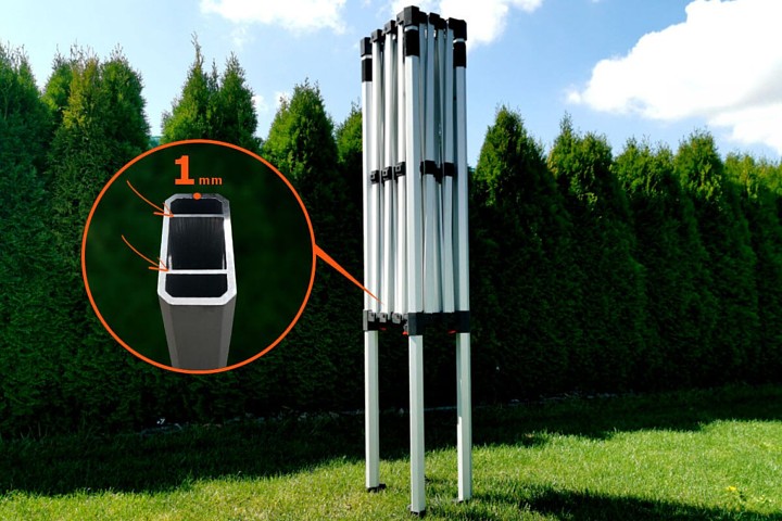 Tente d'exposition 2x2 Party