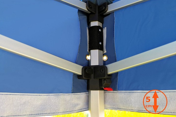 Tente à ciseaux publicitaire 2x2