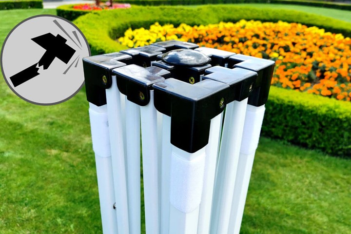 Tente publicitaire 3x3m