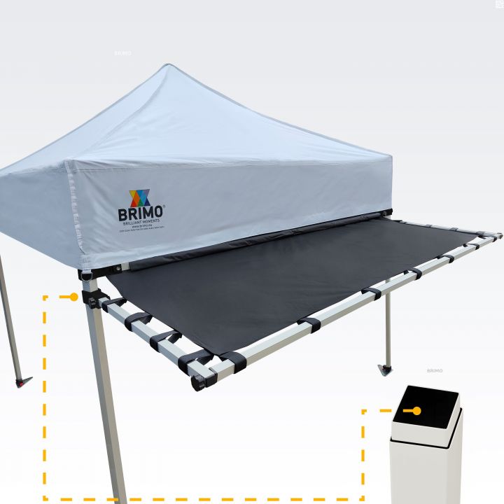 Tente textile vendue