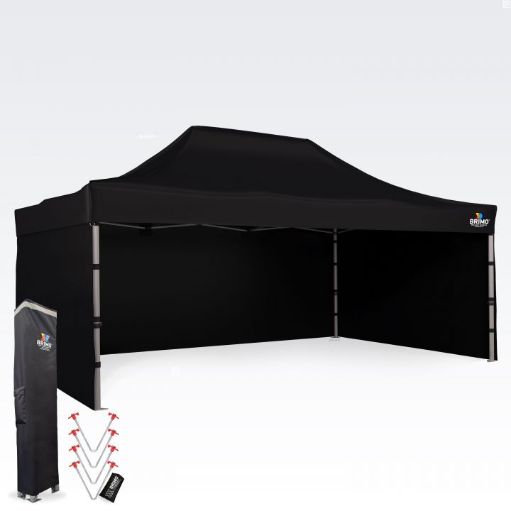 Tente ciseaux Promo 4m*6m noir