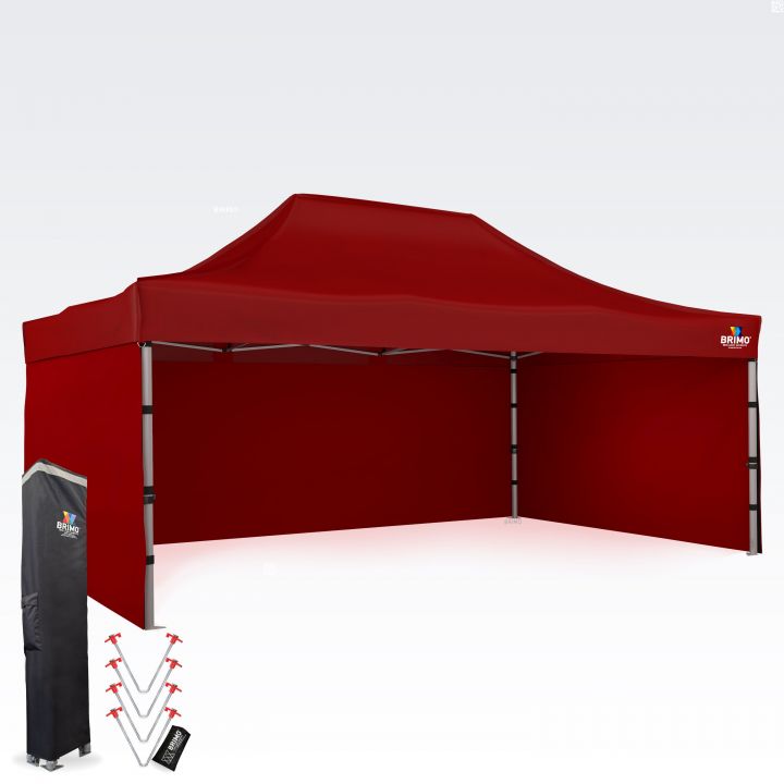 Tente publicitaire 4m*6m rouge